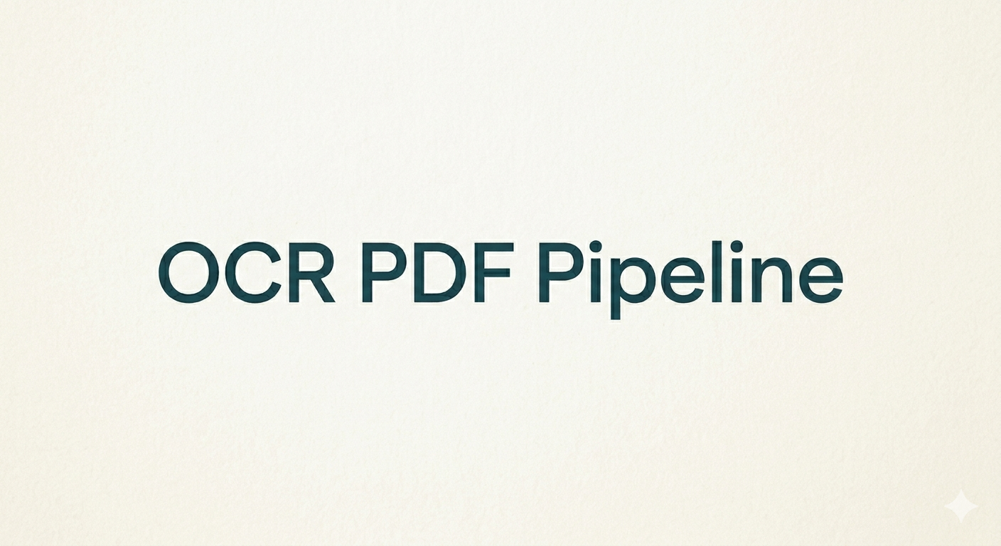 OCR PDF Extractor